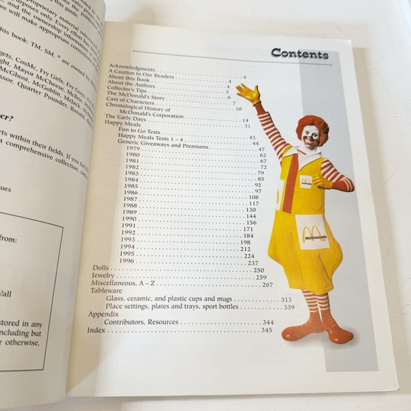 1997/99 Ronald McDonald's Collectibles Identification & Value Guide 1979 to 1996 - Picture 15 of 16